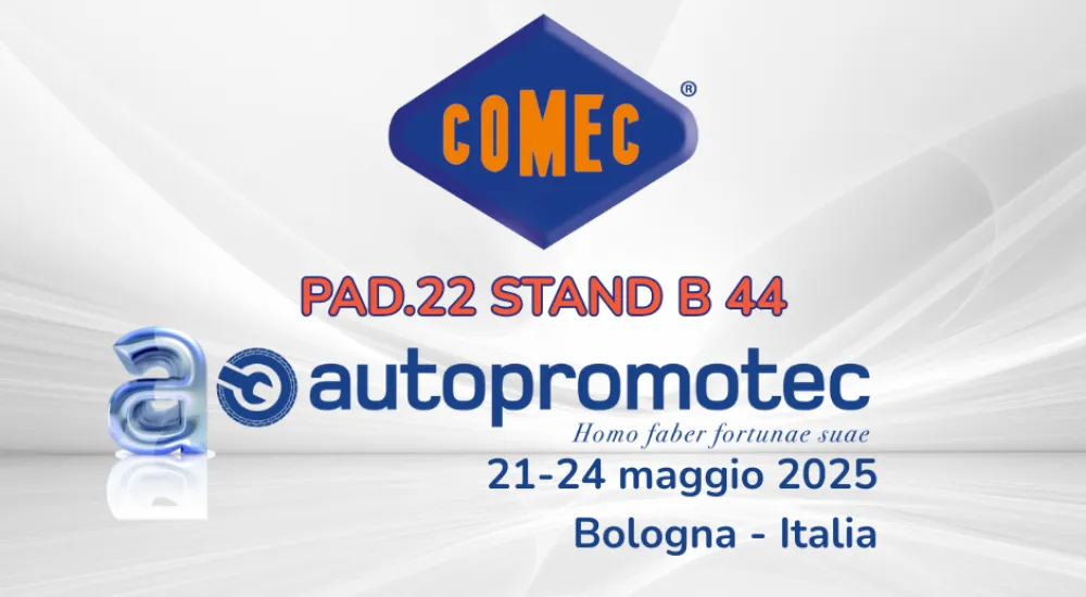 Comec Autopromotec Hall 22, Stand B44, will present its most exciting ...