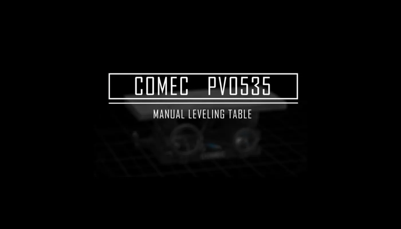 Manual leveling table